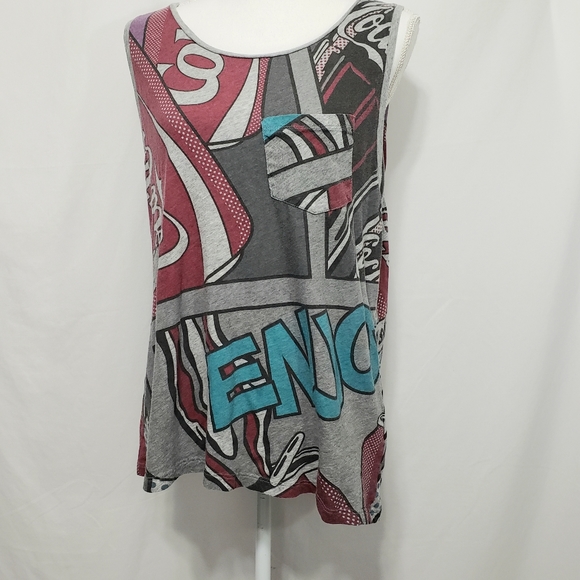 Bershka Coca-Cola Tank Top Size Small - Picture 2 of 6